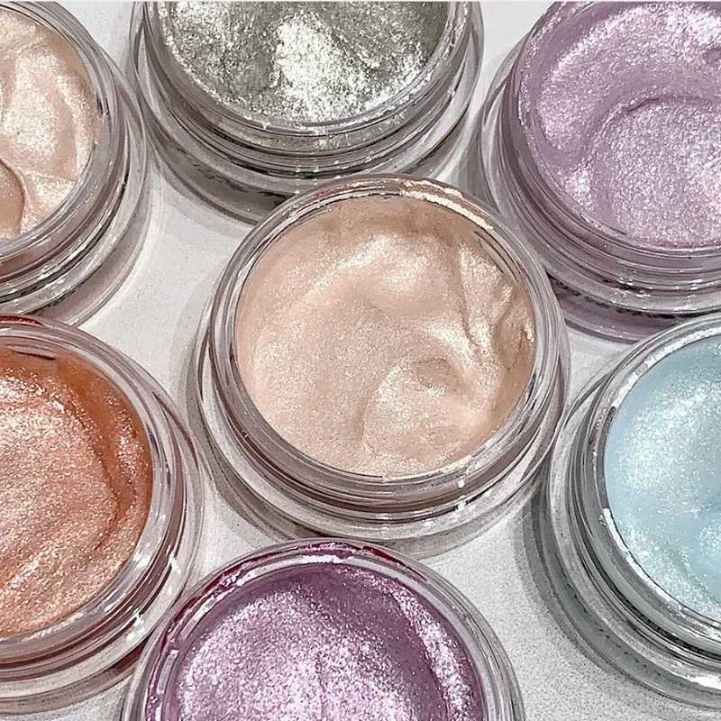 Pearlescent mashed potato eye shadow gel glittering face brightening body diamond shimmering natural contour makeup W241230
