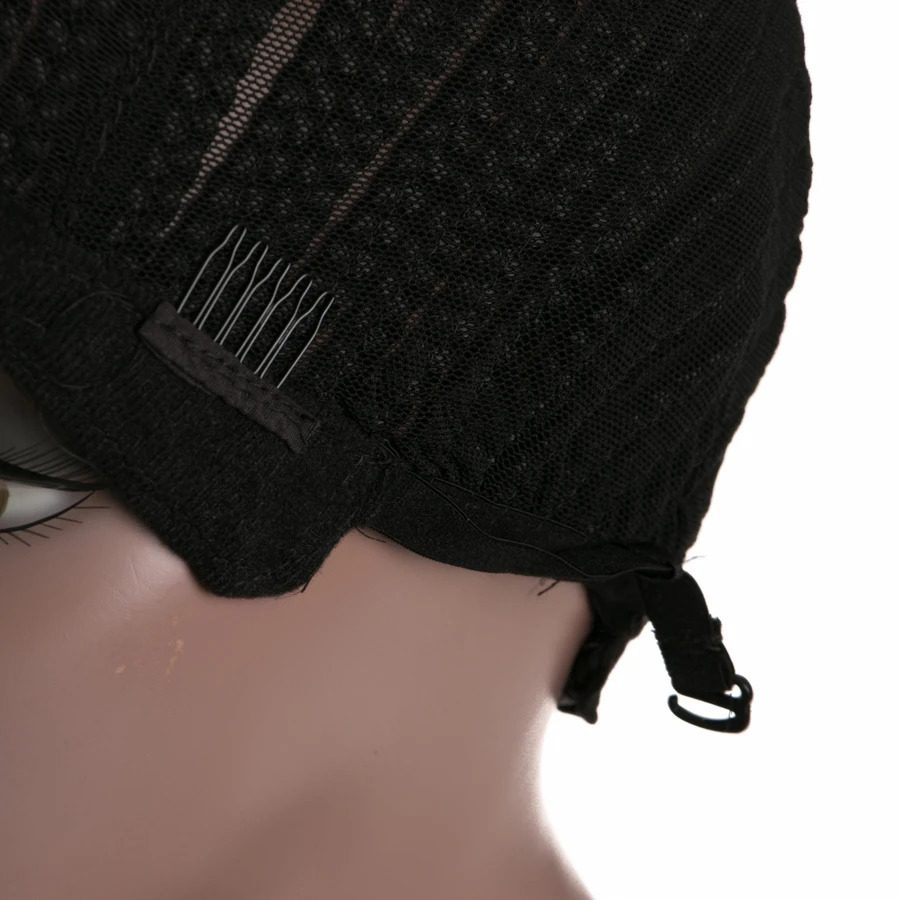 Cornrow Wig Caps For Making Wigs With Adjustable Strap Braided Products 1 piece synthetic Women Hairnets Easycap 241230
