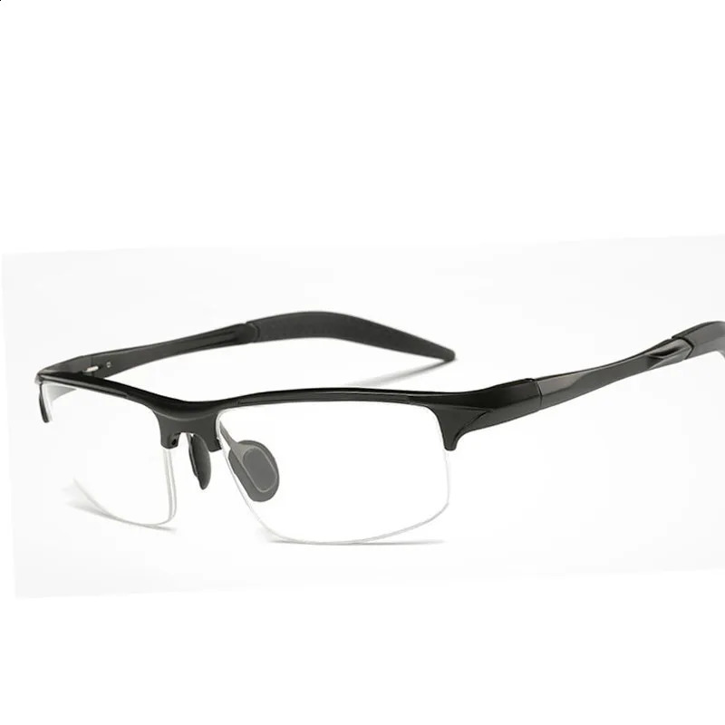 Aluminum Men Eyeglasses Myopia Optical Computer Glasses Frame Plain Eye glasses retro de grau femininos 241230