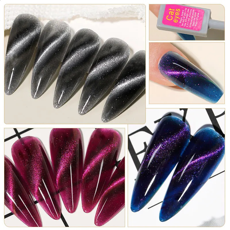 LIMEGIRL Cat Eye Gel Kit Poly Nail Gel With Solid Builder Nail Gel Kit Starter Kit Nail Extension Kit for Beginner Nail Art 241230