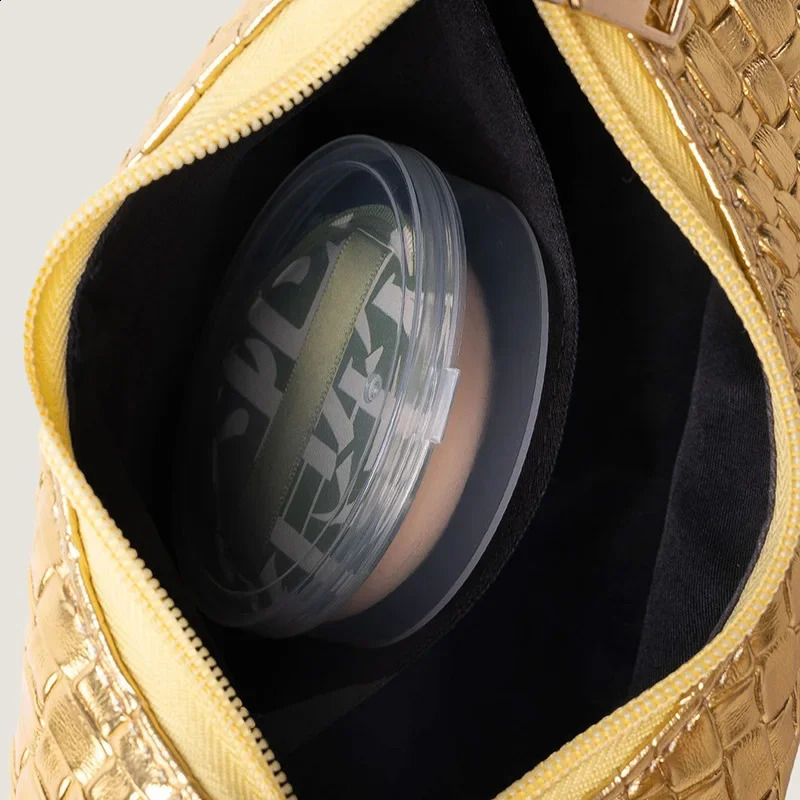 Fashion Gold Woven Pattern Half Moon Bag Bow Womens Dress Evening Clutch Simple Style Female Hobo Bag Bolsa Feminina 241231