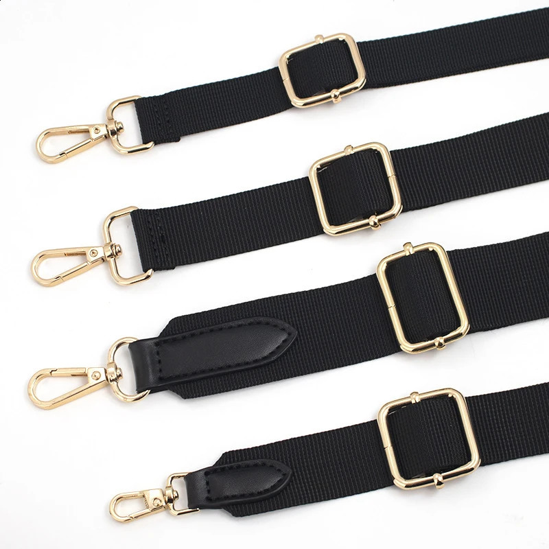 Nylon Black Color Handbags Strap Shoulder Bag Belts For Bags Adjustable Replacement Handles Accessories 241226