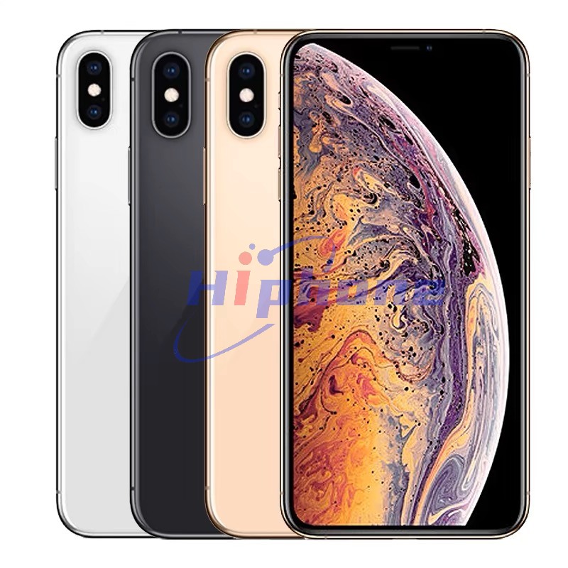 Original Apple iPhone XS 64GB 256GB ROM5.8" Super Retina OLED RAM 4GB FACE ID IOS A12 Bionic NFC Unlocked 4G LTE MobilePhone