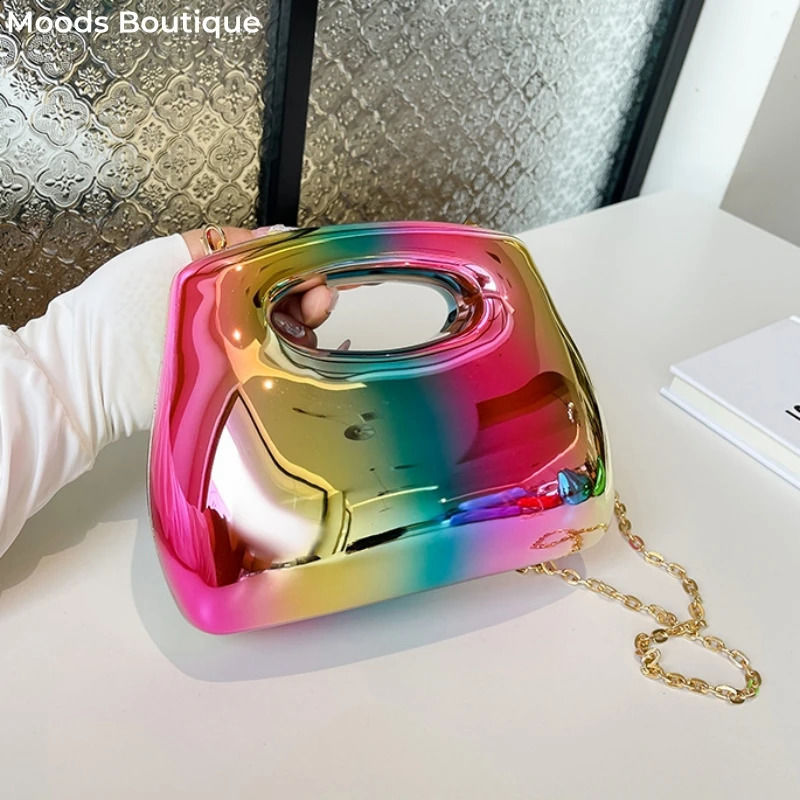 MOODS ed Women Evening Clutch Bags Purses And Handbags Acrylic Chain Shoulder Bag For Wedding Dinner Party 241231