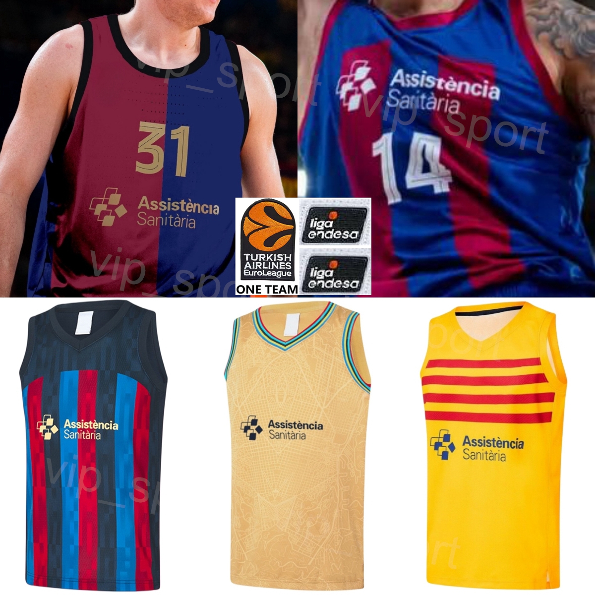 Print 2025 Basketball Lassa Baloncesto 10 Chimezie Metu Jerseys 22 Jabari Parker 33 Nikola Mirotic 20 Nicolas Laprovittola 6 Jan Vesely 0 Kevin Punter Euroleague