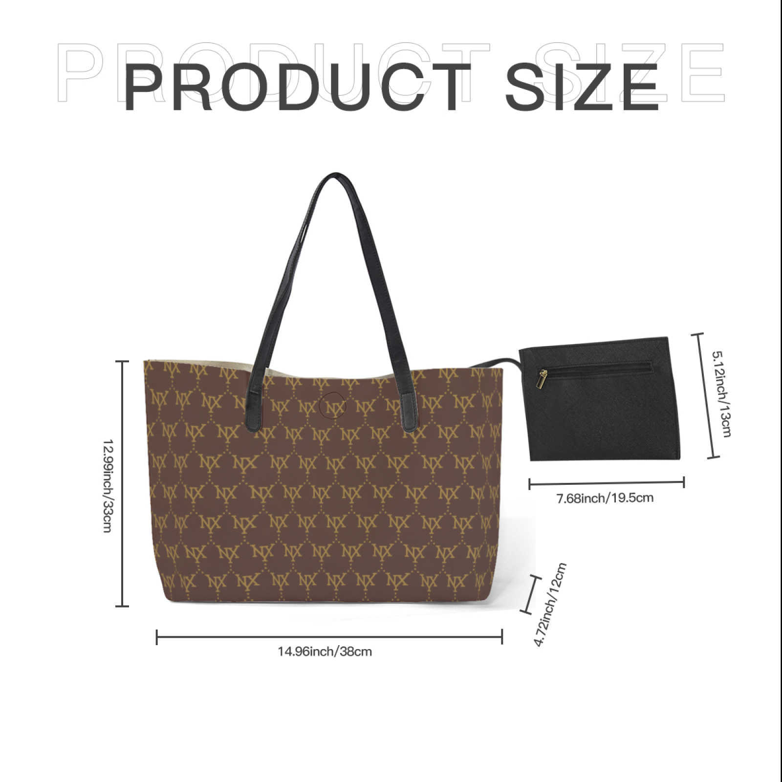 NXY Designer Bag Tote Bag Women Classic Handbag High Quality Leather Shoulder Bag Large Capacity Letter Shopping Bag With Mini Wallet
