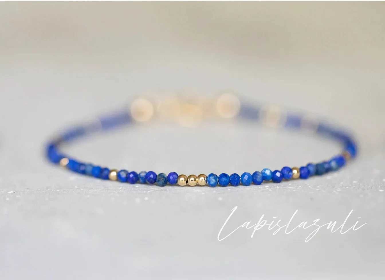 Black agate bracelet agate crystal jewelry black crystal bracelet black bead bracelet Lis Lazuli bracelet W241231