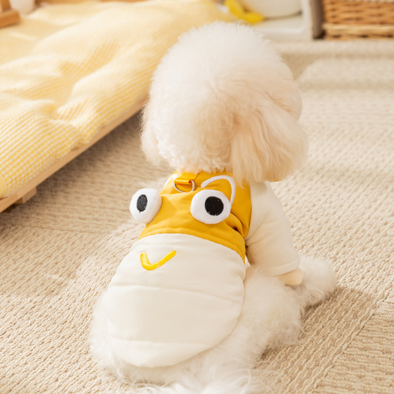 Autumn and Winter Cute Pet Cute Traction Dog Two Feet Cotton Clothes Small and Medium sized Dog Pet Clothes HS48
