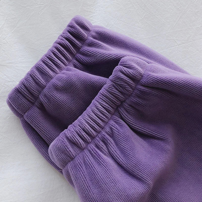 Women Casual Sports Pants Autumn Winter Fashion Fleece Warm Sweatpants Baggy Thick Joggers Trousers Female Sporting Clothing 241223