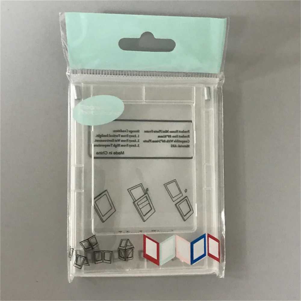 Frames 3-inch magnet design Polaroid mini picture frame transparent acrylic card display stand CL241231 H260306