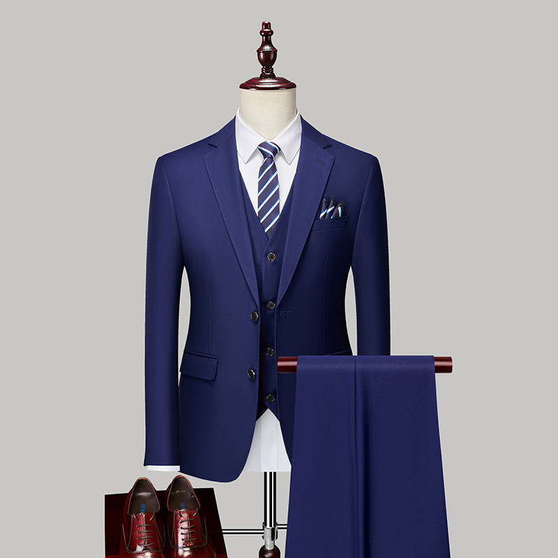 X1231Spring suit men's suit formal groom wedding dress British style