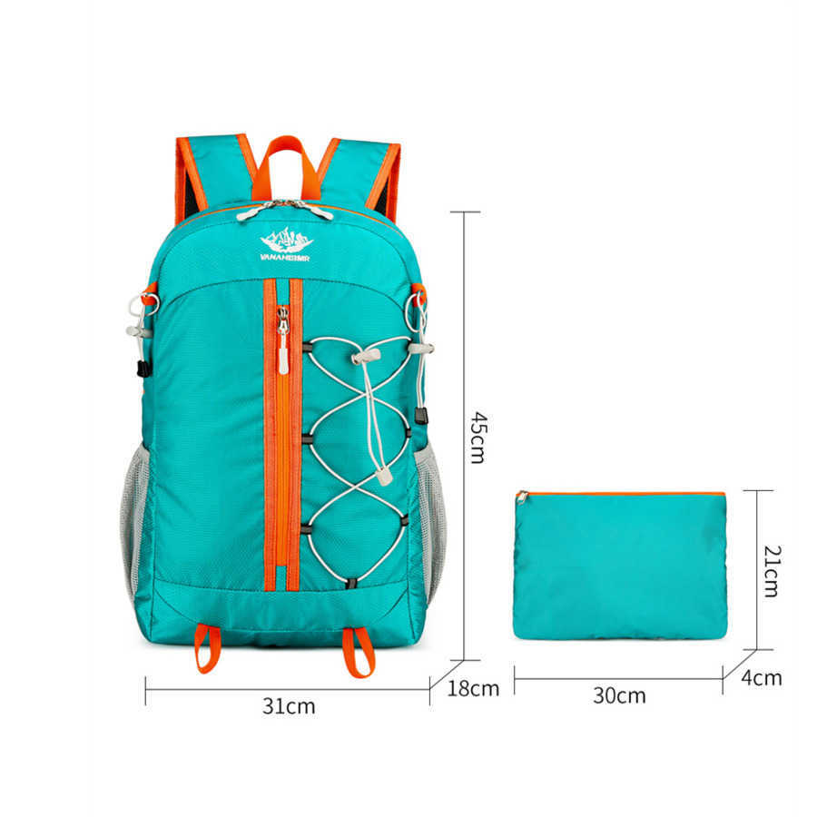 Outdoor Backpack Lightweight Foldable Portable for Both Men and Women Sports Large Capacity Travel Bags Hiking Backpack 240920