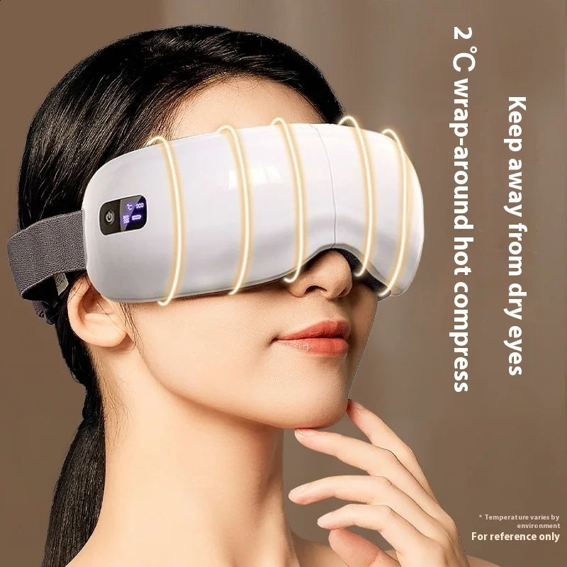 Oaks Eye Massager Heated Eye Protector Eye Mask Compress Stay Up Late Eye Fatigue Massager Birthday Gift 241231