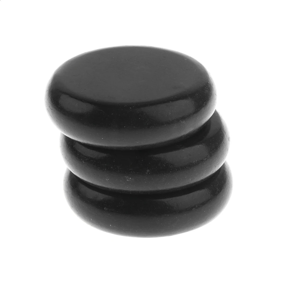 6 Pcs Massage Stones Massage Lava Natural Stone Set Spa Rock Basalt Stone for Relaxation and Body SPA 6 x 6cm 241230