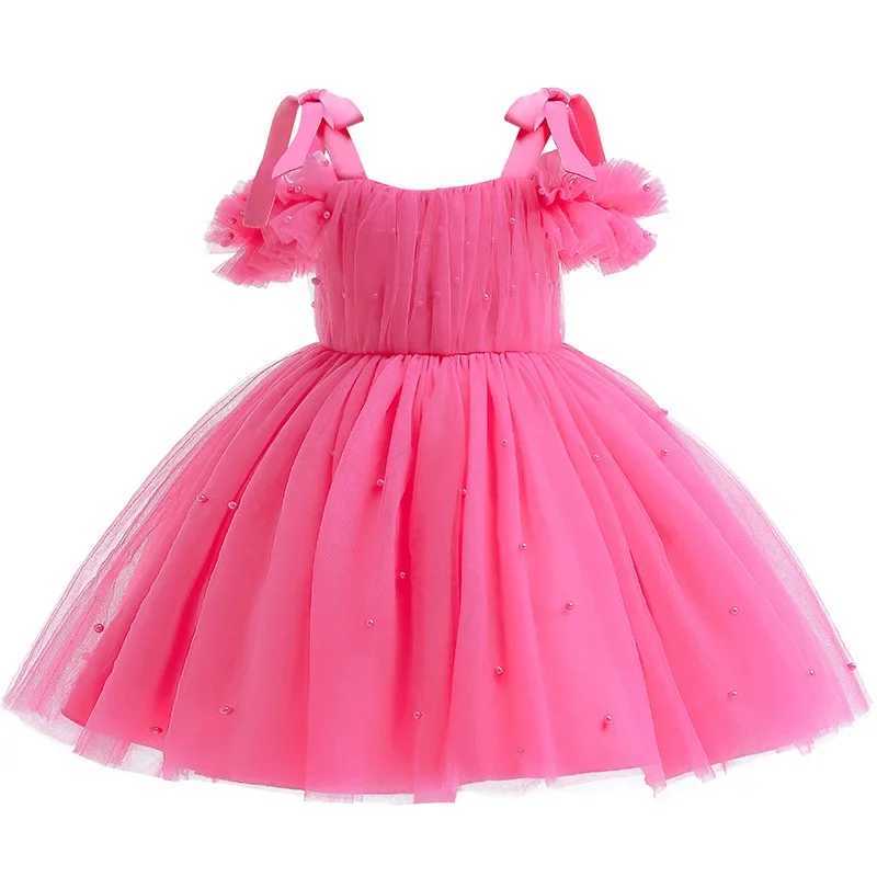 Baby Baptist Party Fashion Womens Wear Girls First Birthday Par Wedding Girl Princess Christmas Costume Baby Vestdos W241231