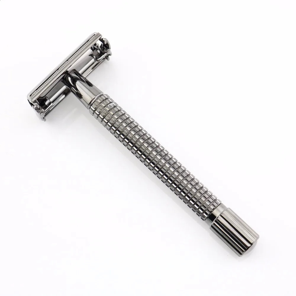 Weishi butterfly safety shaving razors Classic Manual safety razor Long handle Silvery Gun color Bronze Black High quality 241230
