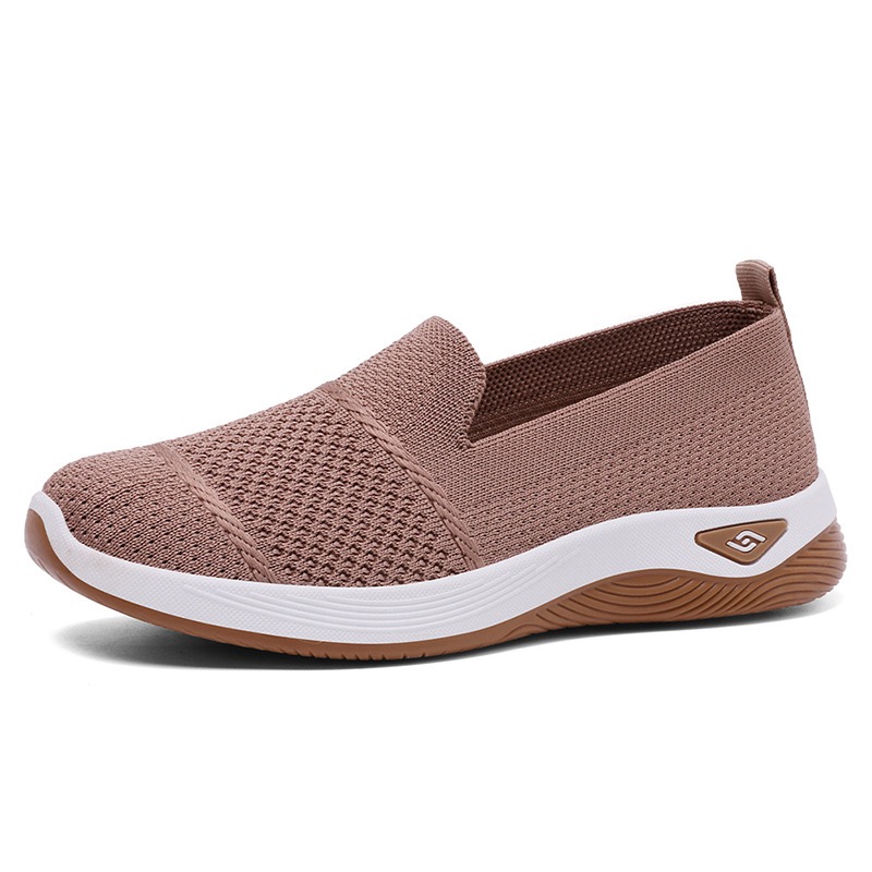 2025 new Women Autumn Loafers Flats Comfortable Cotton Slip-on Women's Ballerina Ladies Footwear Elderly Shoes 104d 's zhanyishengli