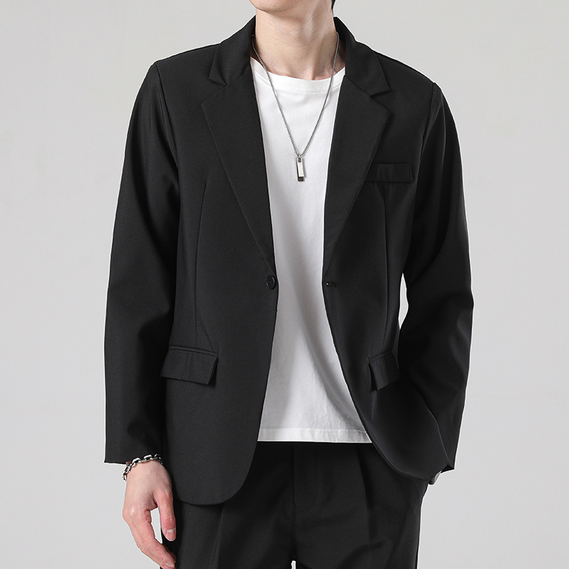 L12311Wedding dress slim fit business casual formal wear British style plaid suit for men