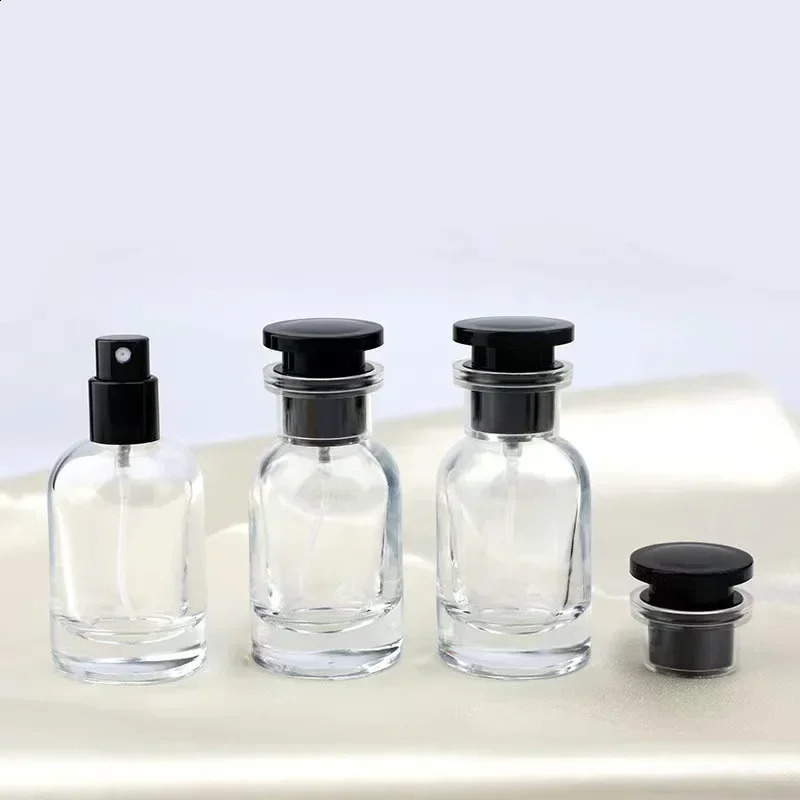 30ml 50ml Atomizer Perfume Spray Bottle for Travel Clear Empty Cologne Dispenser Portable Glass Sprayer for Toner Cosmetics 241231