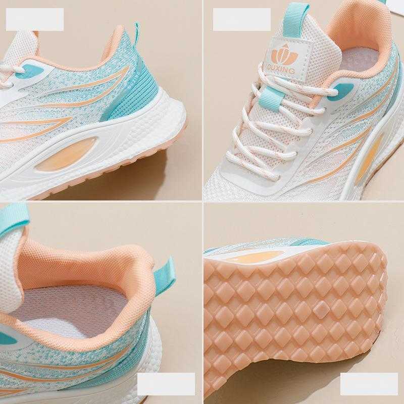 Spring New Korean Breathable Flyknit Womens Shoes Instagram Trendy Student Running Sports Shoes Womens Casual Shoes