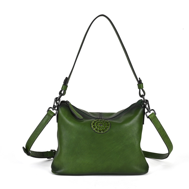 New Small Crossbody Head Layer Women's Soft Leather Casual Shoulder Fashion Underarm Bag