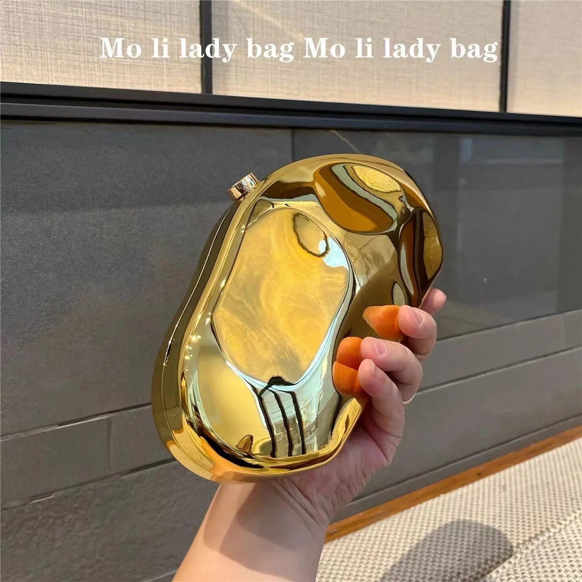 High Quality Acrylic Irregular Bag Women Handbag Fashion Evening Bag Dinner Party Clutch Purse Female Shoulder Crossbody Bag 241231