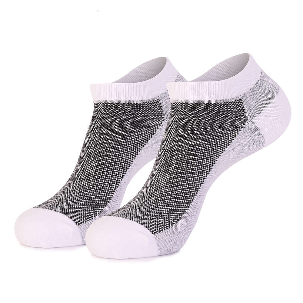 Spring Summer Short Boat Pure Cotton Sports Men's Plus Size Socks, Sweat Absorbing And Breathable Invisible Socks Wholesale