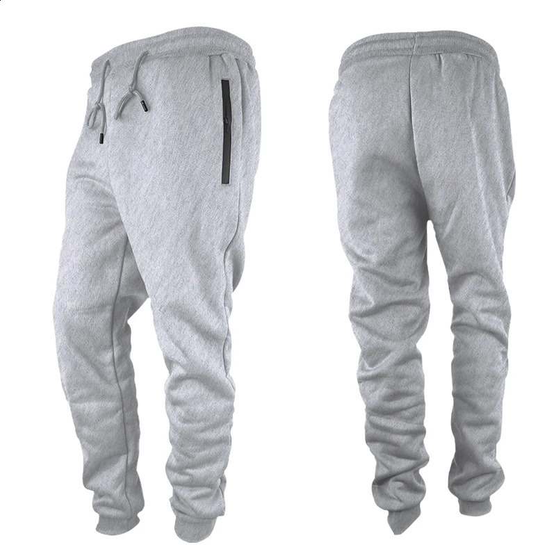 Mens Sweatpants with Zipper Pockets Tapered Joggers for Men Athletic Pants Workout Jogging Running 241230