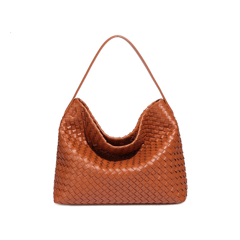 Designers Women Fashion Large Capacity Tote Pu Leather Woven Underarm Shoulder Bag bag