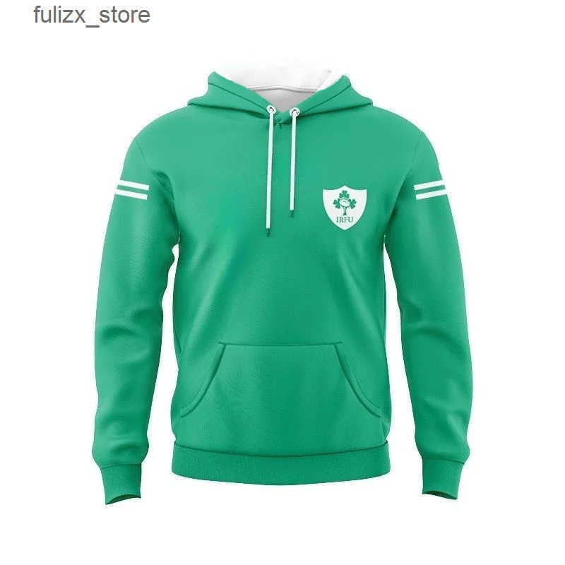 Rugby Jerseys Irish Rugby Home and Away Rugby Training Jerseys Hoodies Comfortable Refreshing and Breathable Essential Hoodies for Going Out L240910