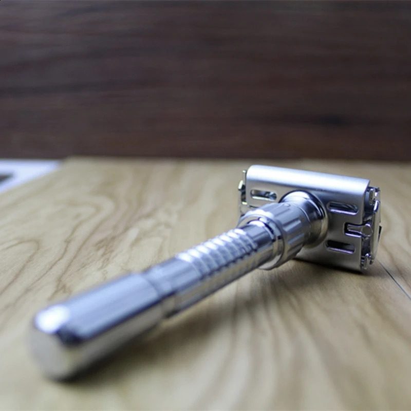 Adjustable Double Edge Razor Classic Men Shaving Safety Razors Zinc Alloy Manual Shaver With Travel Box 241230