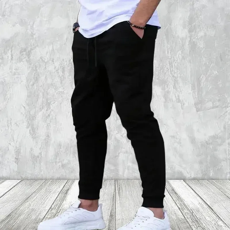 Summer sweatpants jogging casual pants gym breathable 241230