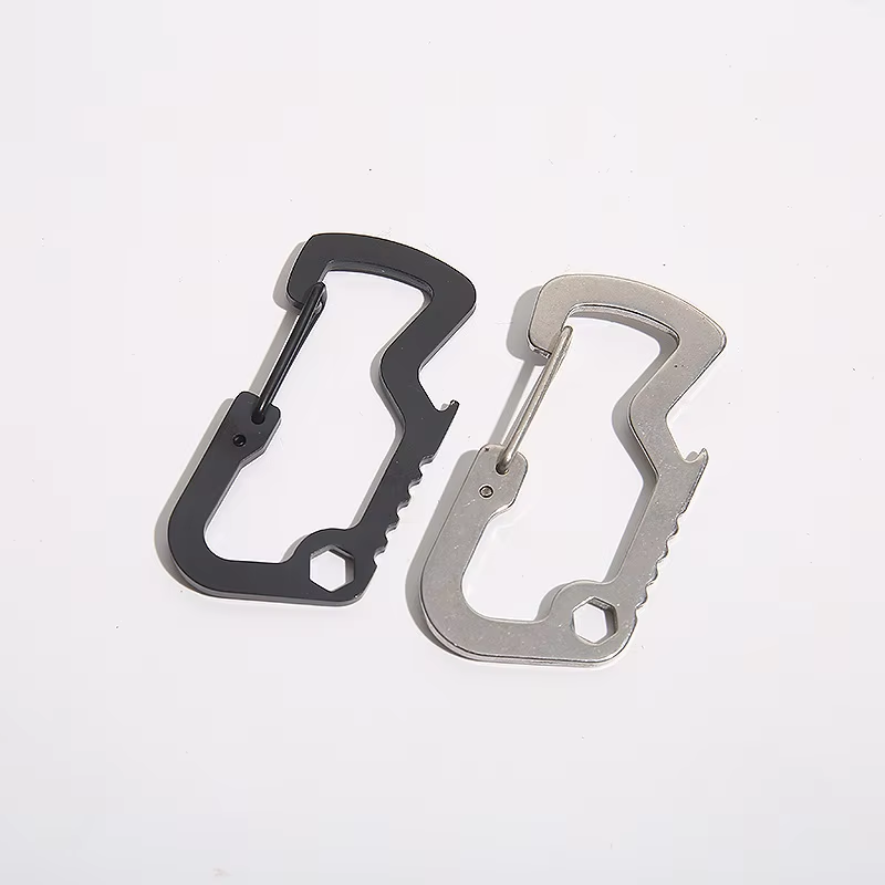 mini metal tactical carabiner clip Multifunction EDC carabiner for outdoor camping