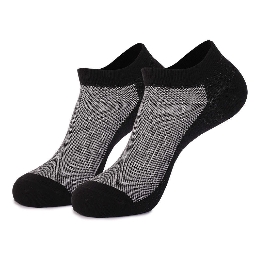 Spring Summer Short Boat Pure Cotton Sports Men's Plus Size Socks, Sweat Absorbing And Breathable Invisible Socks Wholesale