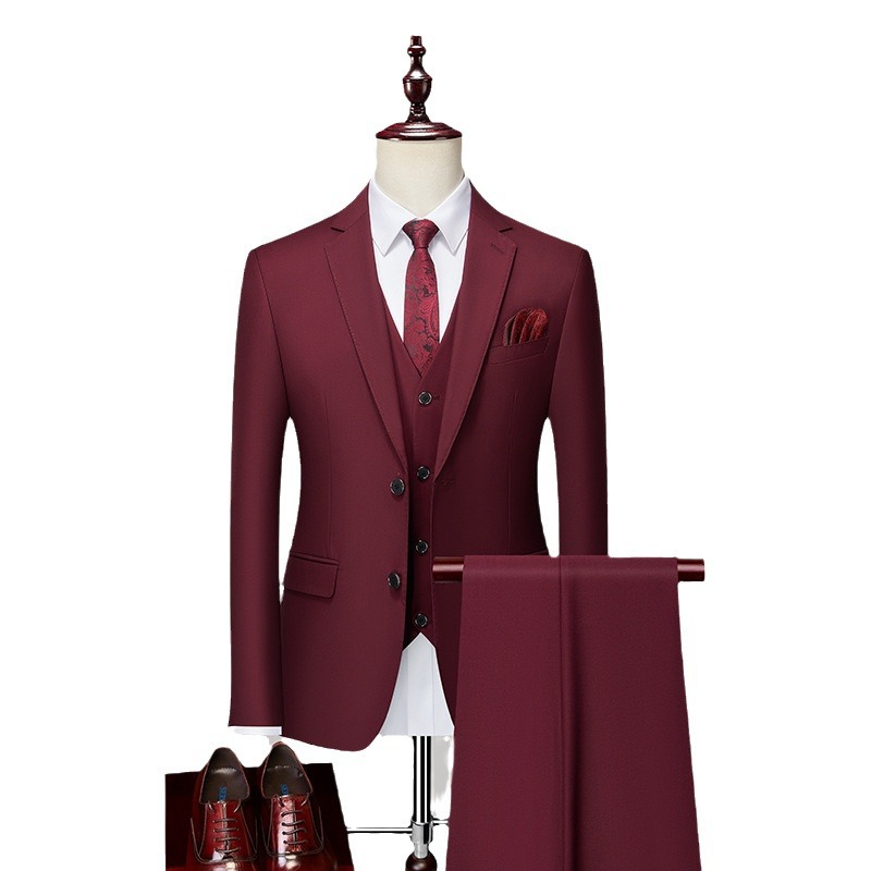 X1231Spring suit men's suit formal groom wedding dress British style