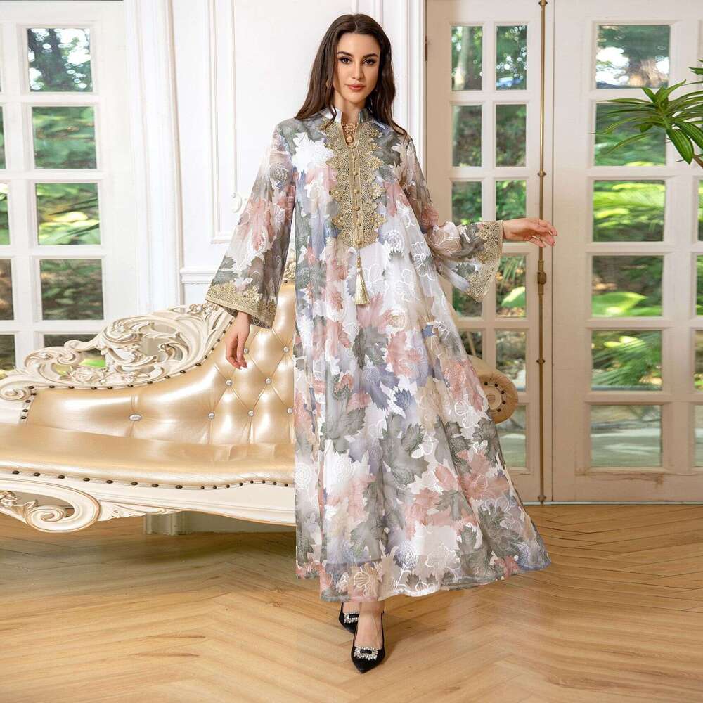 Arab Dubai New Dress Women's Muslim Robe