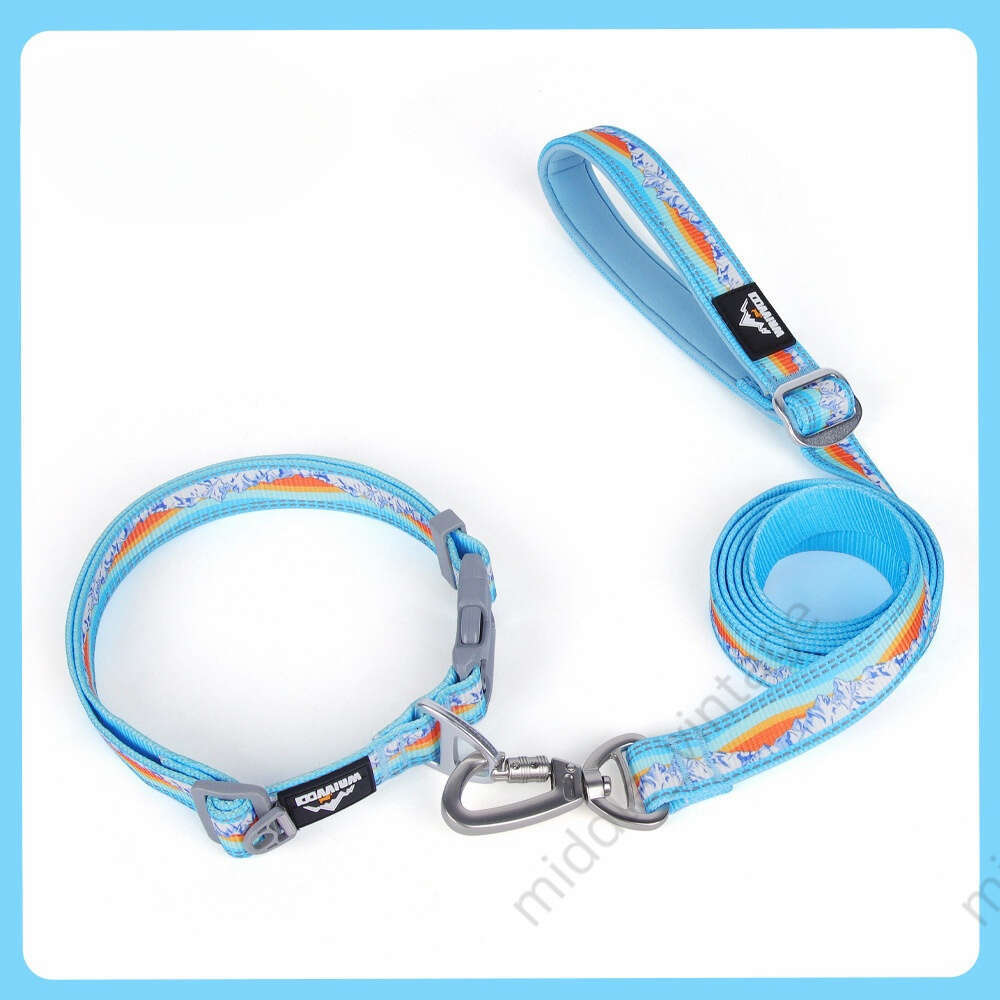 Is A Must-have For Dogs When Going Out New Supplies: Comfortable Non Necking Pet Collar, Reflective Leash, Dog Collar