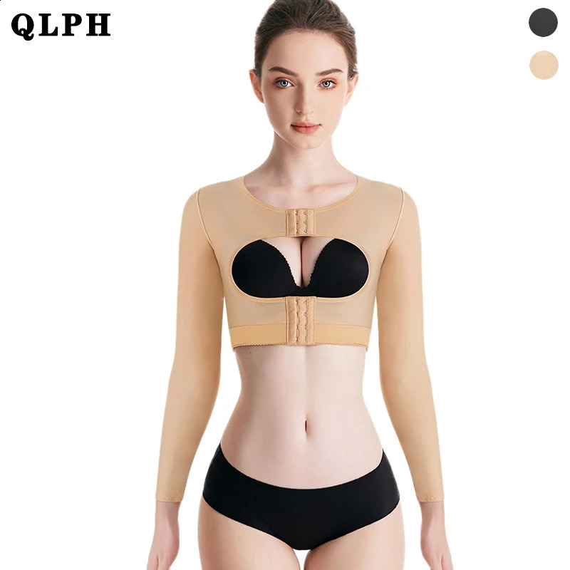 Arm Shaping Clothes After Liposuction Surgery Support Breast Corset Tight Fitting Compression Tops Prevent Hunchback Open Bust 241231