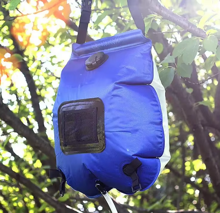 20L Solar Heated Camping Shower Bag Outdoor Hiking Utility Water Storage