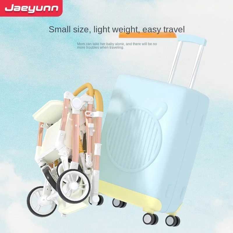 Baby stroller High Landscape can sit and lie down Lightweight Folding Two-way Push Four Wheel Stroller Shock AbsorptionXJ241231