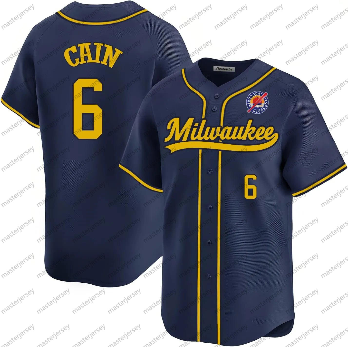 CONTRERAS Baseball Jerseys YELICH CAIN Custom Men/Women/Youth Jersey Sweatshirt - Embroidered Loose Fit