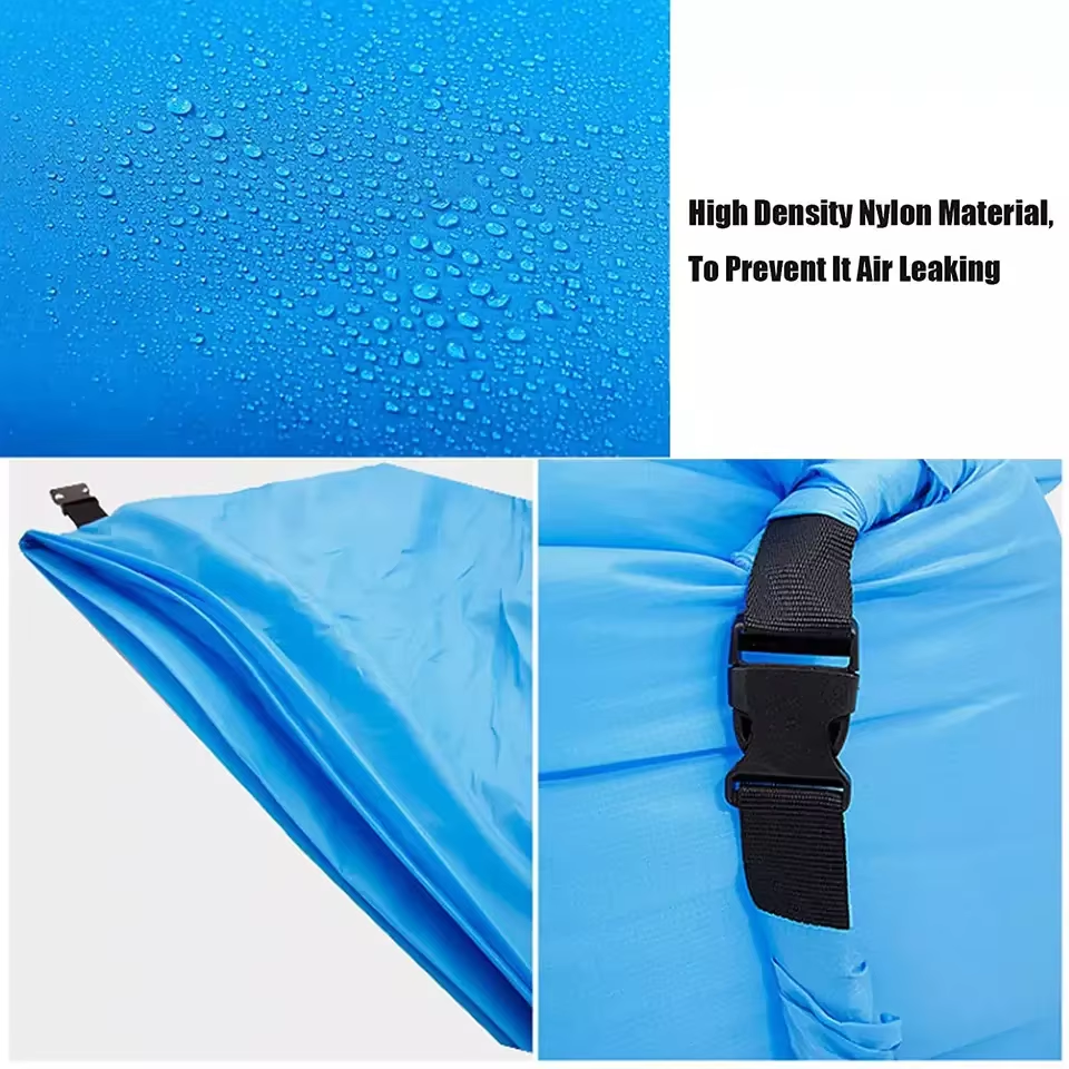 outdoor camping folding inflatable air sofa beach lazy sofa wholesale