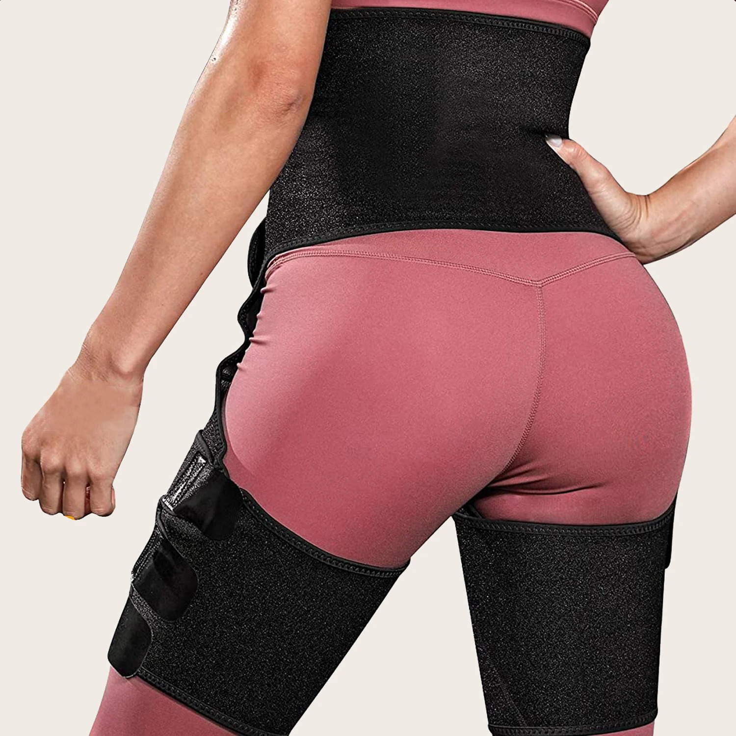 Waist Trainer Is Suitable For Womens Three-In-One Waist And Thigh Trimming And Weight Loss Training Hip Trimming Belt 241231