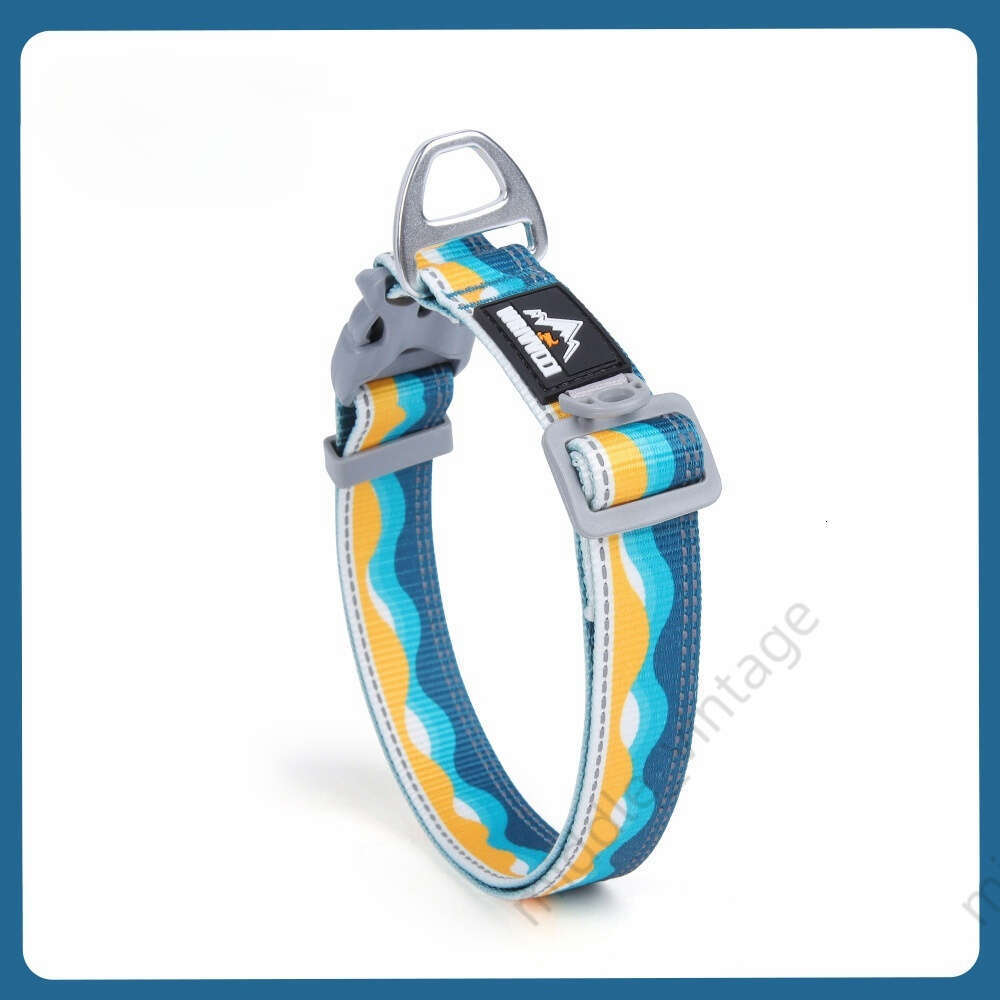 Is A Must-have For Dogs When Going Out New Supplies: Comfortable Non Necking Pet Collar, Reflective Leash, Dog Collar