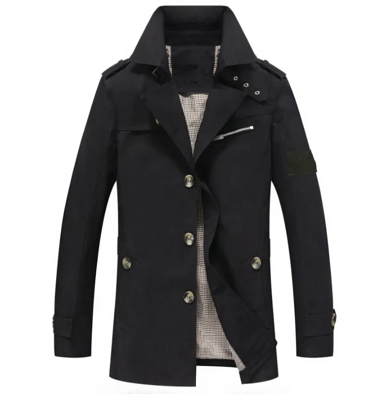 Men's Trench Coats Fashion MenS Trench Coats Spring And Autumn Outdoor Windbreaker Jacket Designer stones Hoodie Jacket Casual islands Coat