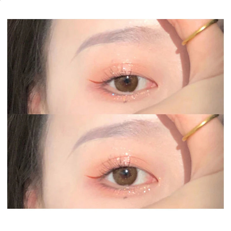 Pink glitter Eye Shadow Palette Pearly Sequin Matte Shimmer Eye Shadow Orange Shiny Charming Girl Makeup Lasting Korean Cosmetic 241224