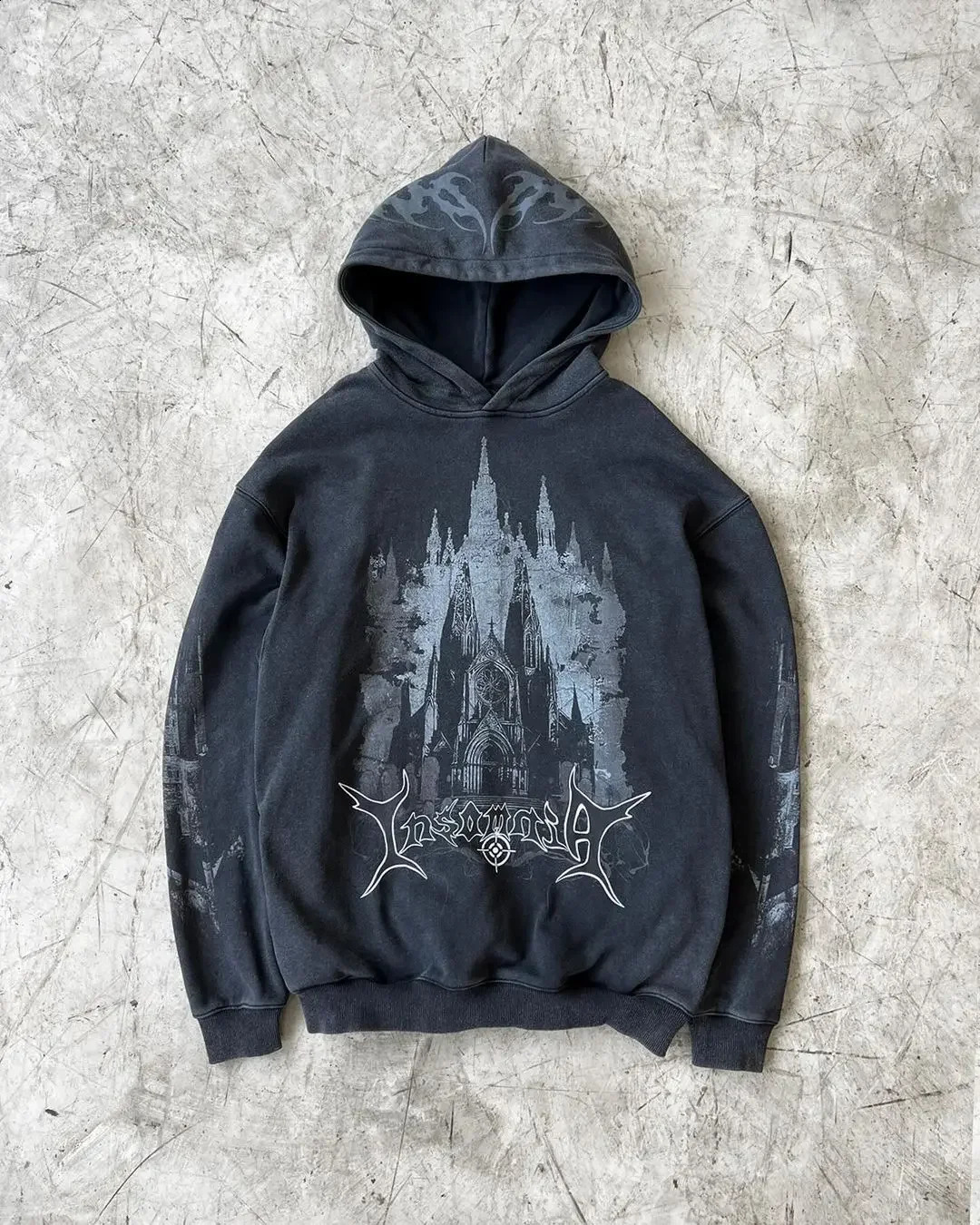 Printed Zipper Hoodie Y2K Spring Vintage Harajuku Casual Sports Shirt Mens Womens Street Punk Hip Hop Loose Hoodies 241230