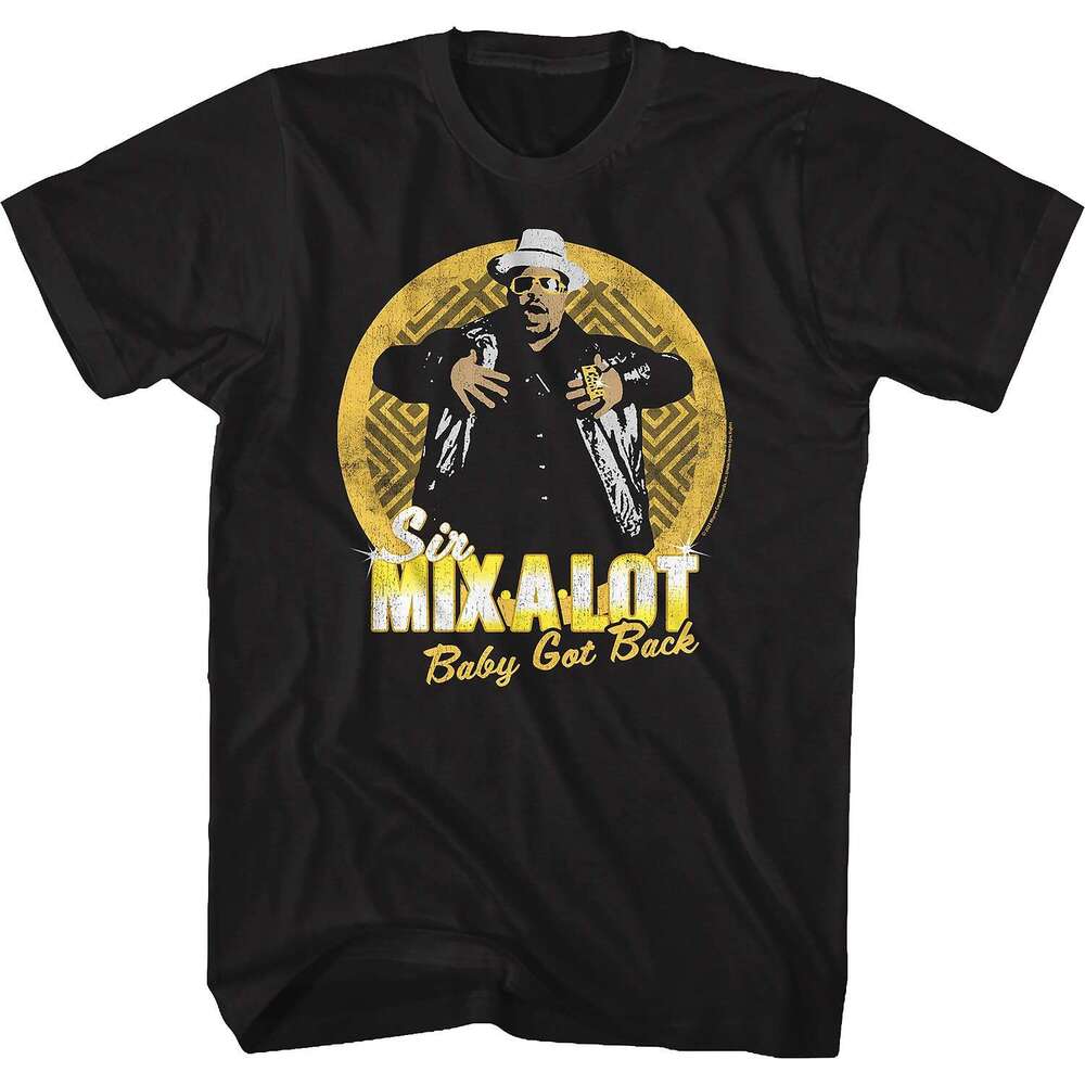 Hip Hop style black trendy art rapper with a niche feel, men's loose T-shirt