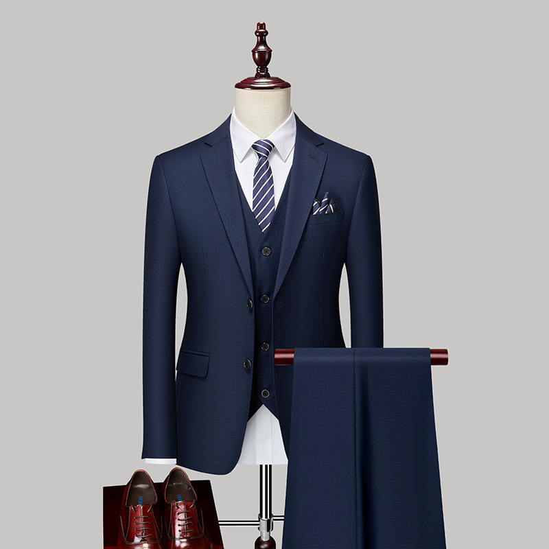 X1231Spring suit men's suit formal groom wedding dress British style