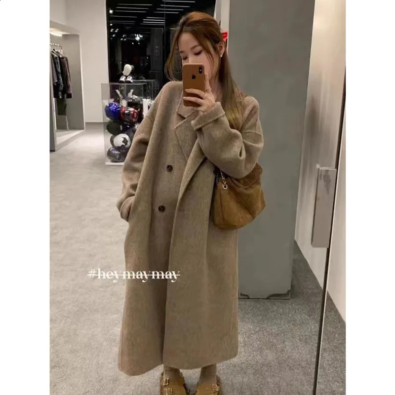 Lattice Suede Chain Shoulder Bag Large Capacity Underarm Bag Outdoor Travel Shopping Bags Daily Collocation Lady Bag 241231